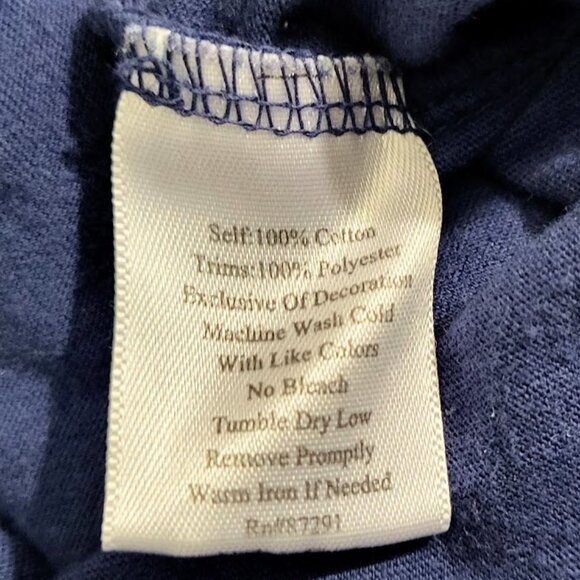 JOHNNY WAS Blue Embroidered Long Cotton Boho Maxi Dress - Women's Plus Size 2X - Picture 6 of 6